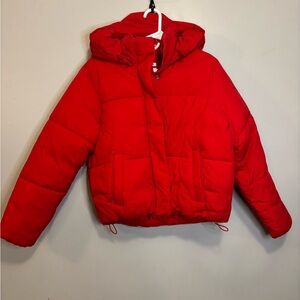 a new day Women’s Bright Red Puffer Jacket